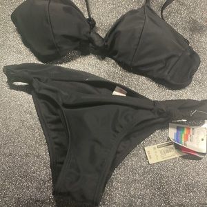 Brand new small black swim suit